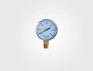 Bottom Mount Pressure Gauge-60 PSI, 1720